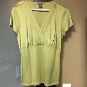Ann Taylor silk blend blouse